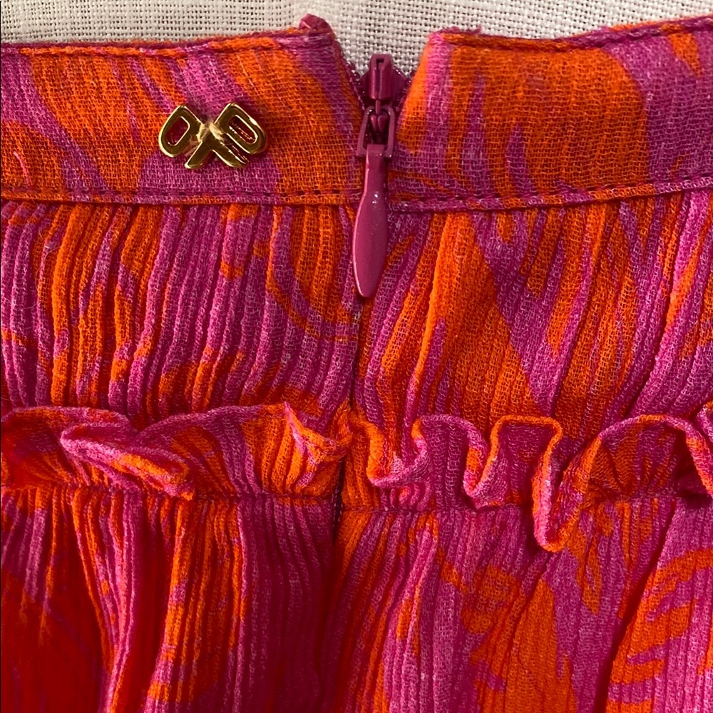 PQ swim pink & orange DEL Daphne mini dress swim suit coverup size M/L - Picture 11 of 13